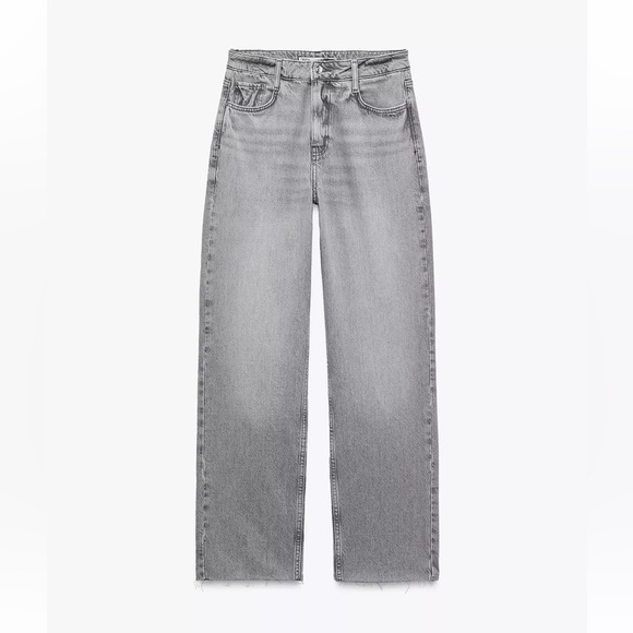 Zara Denim - Zara High Rise Straight Leg Jeans